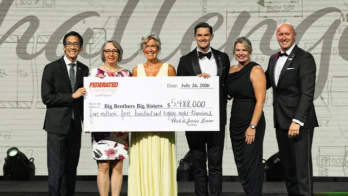 2026 22nd Annual Federated Challenge® Raises $5,488,000 to Support Big Brothers Big Sisters® 